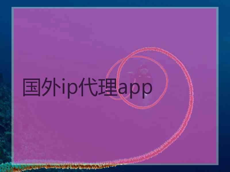 国外ip代理app