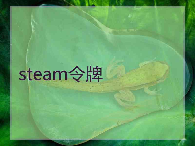 steam令牌