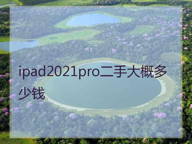 ipad2021pro二手大概多少钱