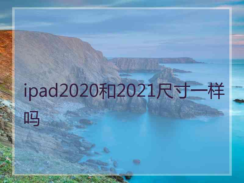 ipad2020和2021尺寸一样吗