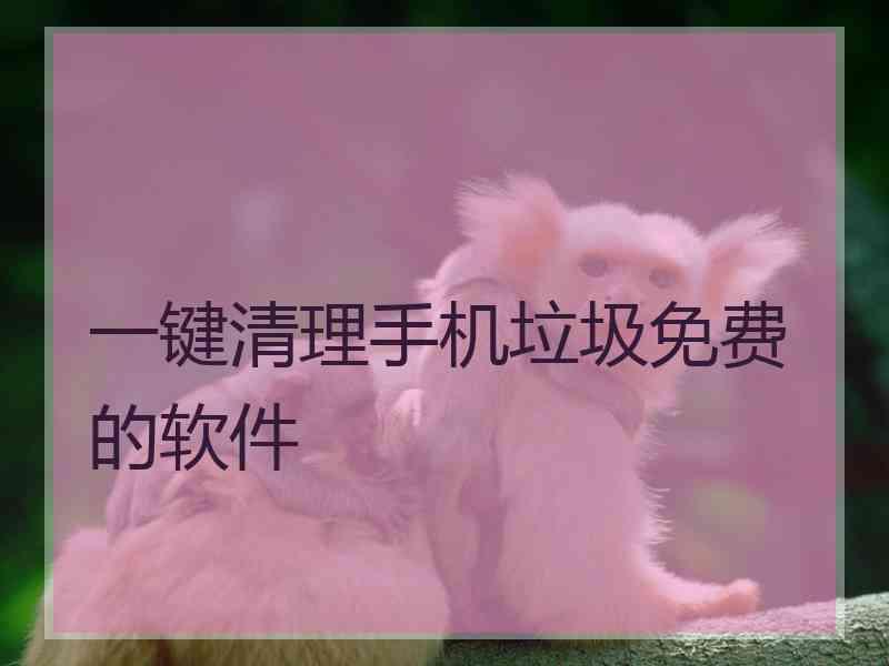 一键清理手机垃圾免费的软件