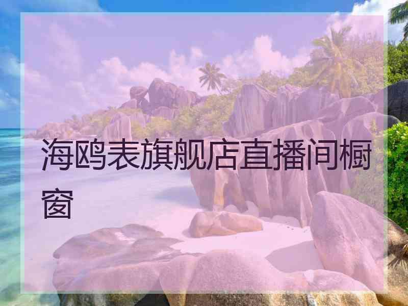 海鸥表旗舰店直播间橱窗