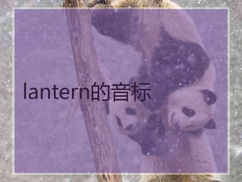 lantern的音标