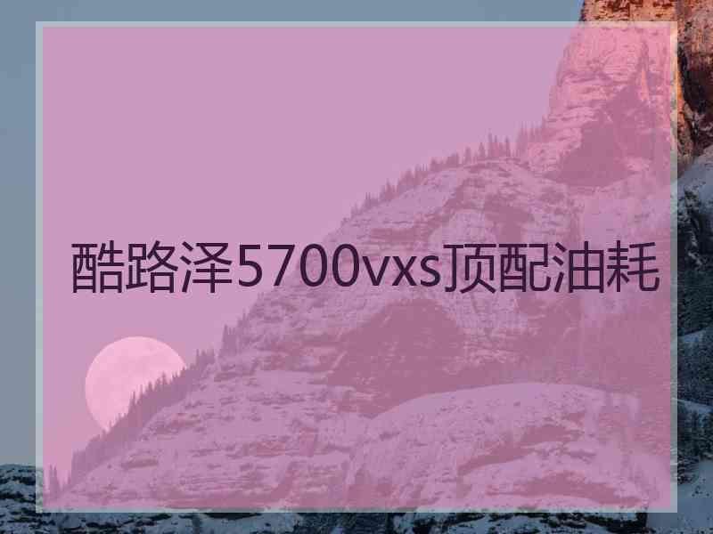 酷路泽5700vxs顶配油耗