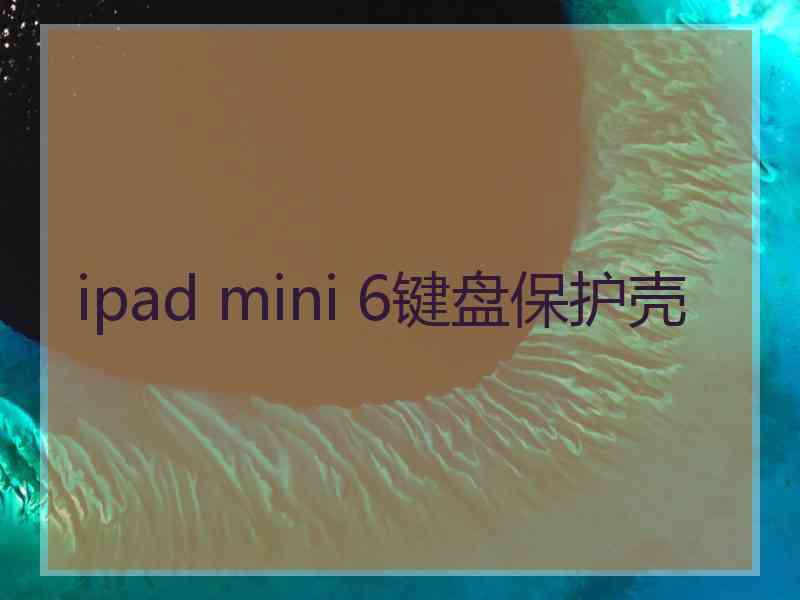 ipad mini 6键盘保护壳