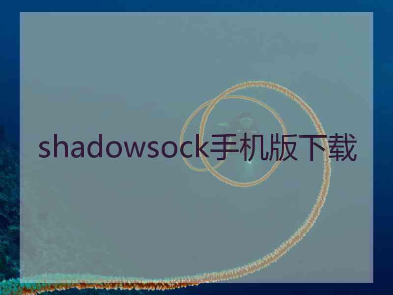 shadowsock手机版下载