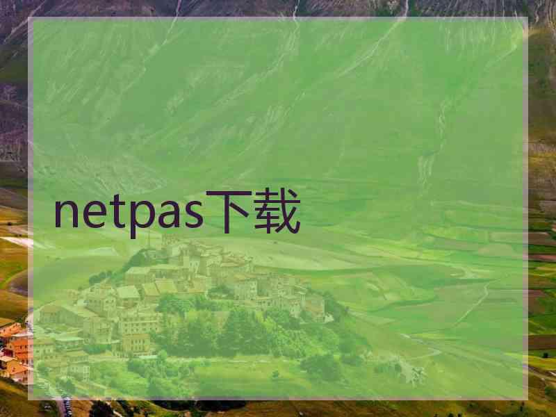 netpas下载