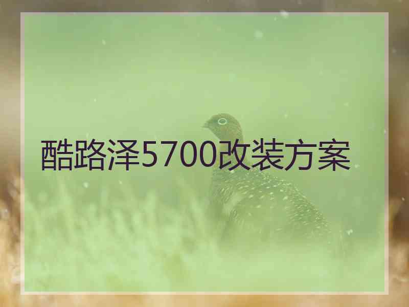 酷路泽5700改装方案