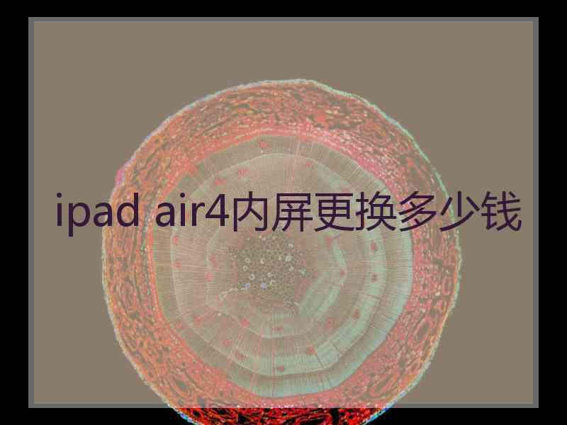 ipad air4内屏更换多少钱