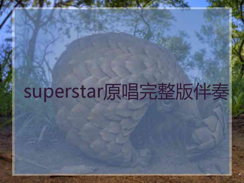 superstar原唱完整版伴奏