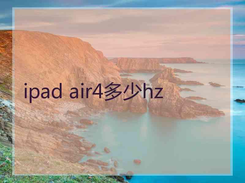 ipad air4多少hz