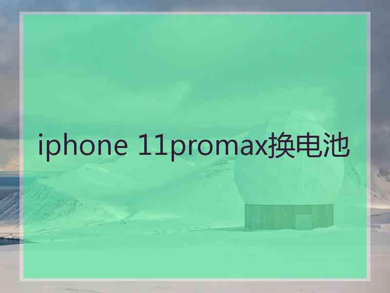 iphone 11promax换电池