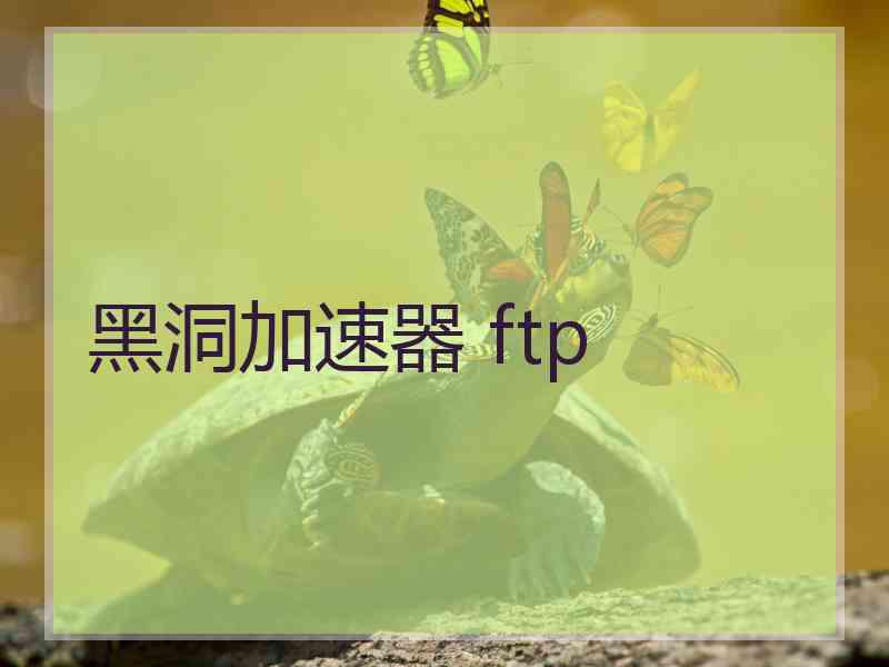 黑洞加速器 ftp