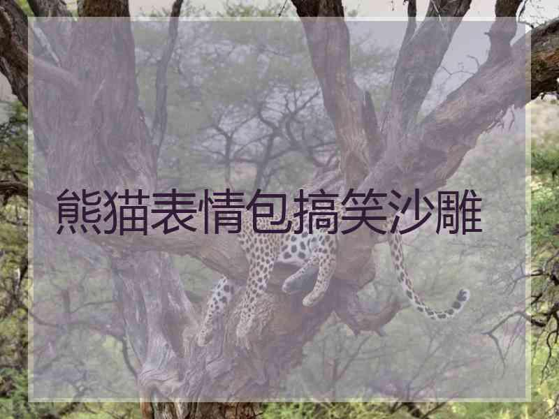 熊猫表情包搞笑沙雕