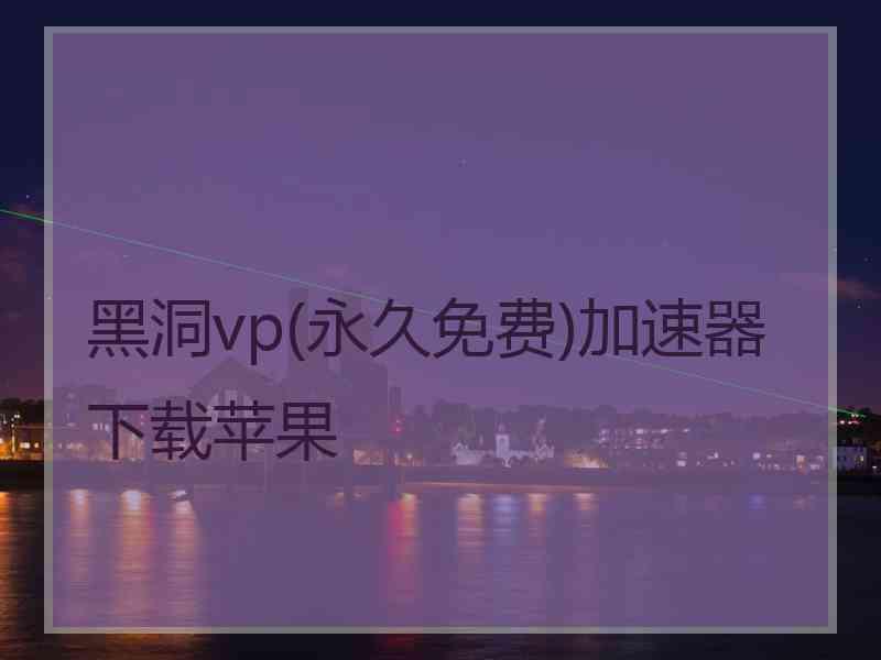 黑洞vp(永久免费)加速器下载苹果