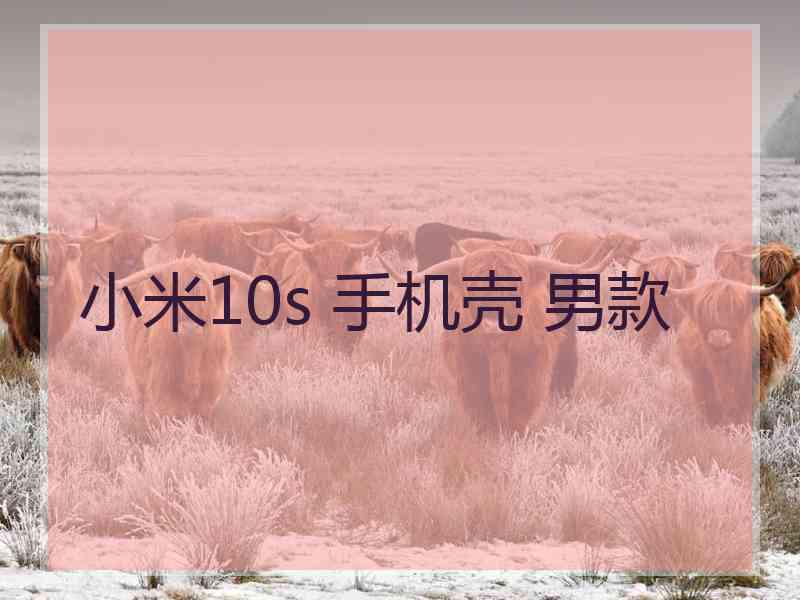 小米10s 手机壳 男款