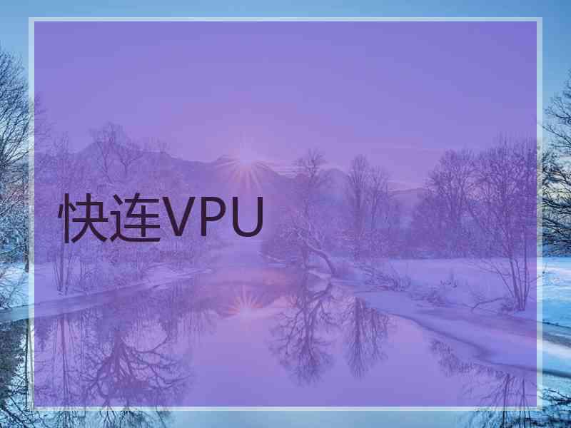 快连VPU