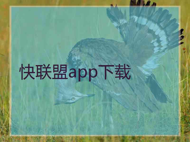 快联盟app下载