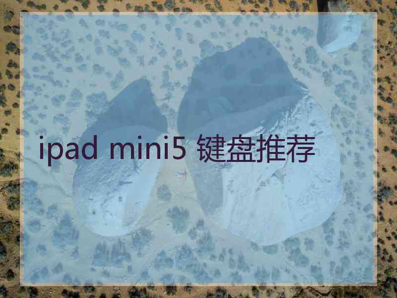 ipad mini5 键盘推荐