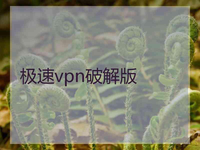 极速vpn破解版