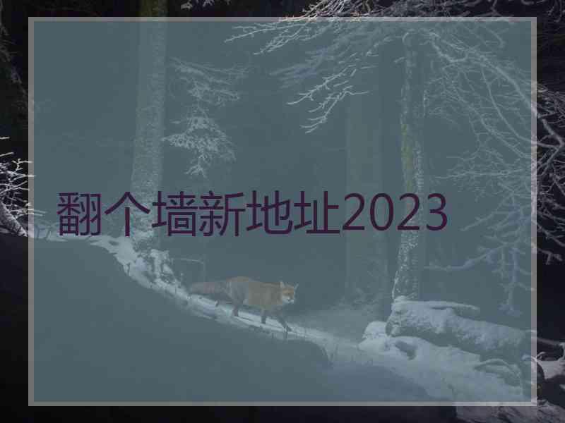 翻个墙新地址2023