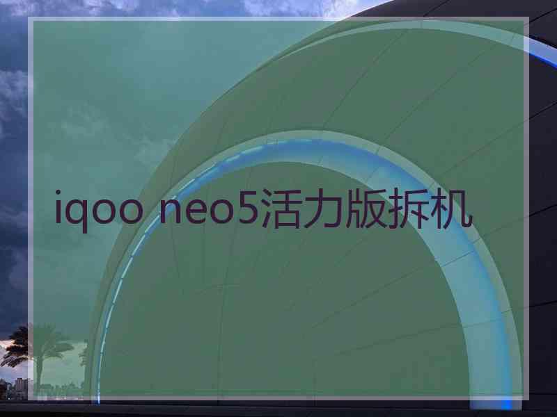 iqoo neo5活力版拆机