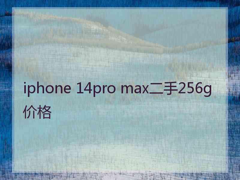 iphone 14pro max二手256g价格