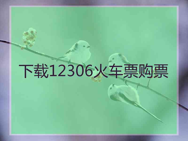 下载12306火车票购票