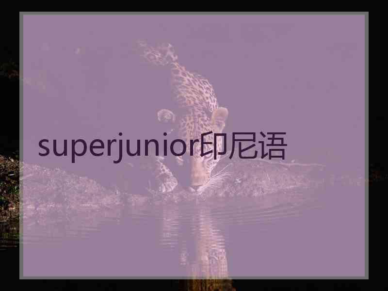 superjunior印尼语