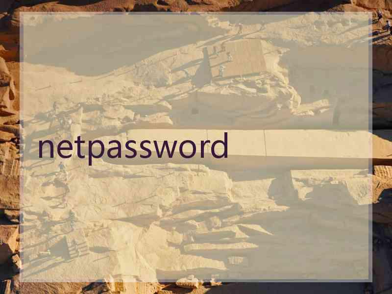 netpassword