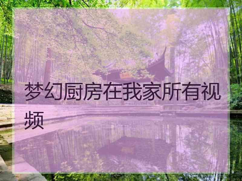 梦幻厨房在我家所有视频