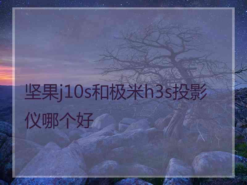 坚果j10s和极米h3s投影仪哪个好