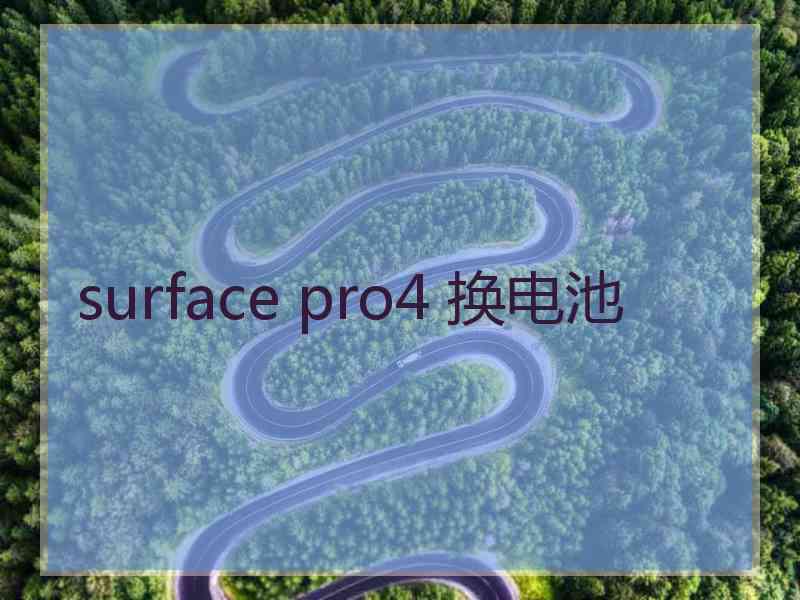surface pro4 换电池