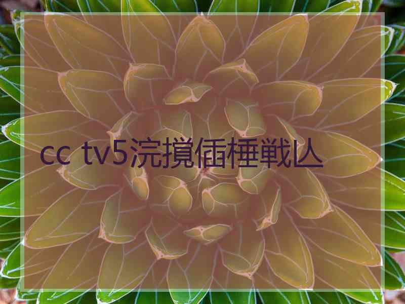 cc tv5浣撹偛棰戦亾