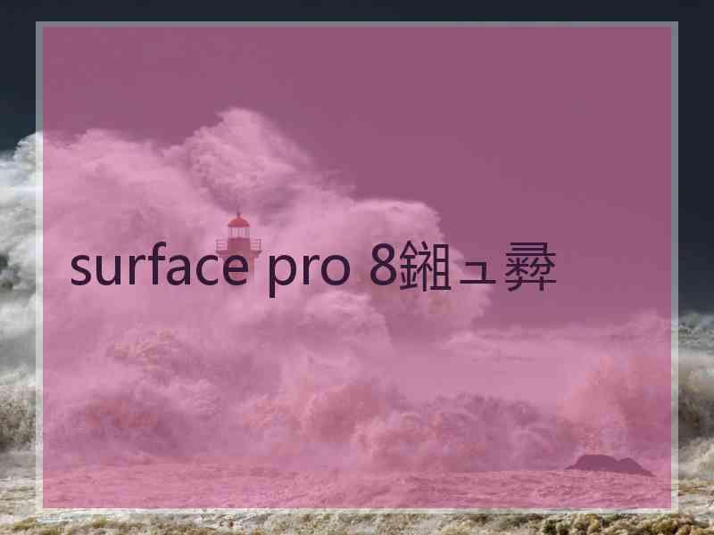 surface pro 8鎺ュ彛