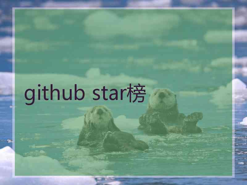 github star榜