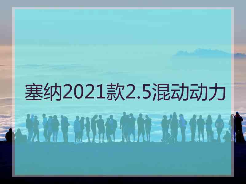 塞纳2021款2.5混动动力