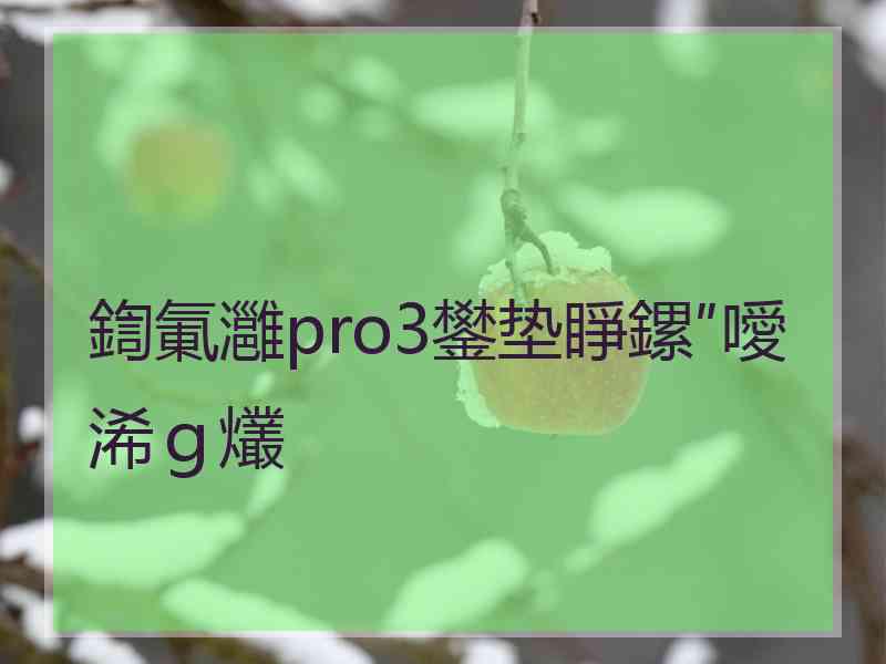 鍧氭灉pro3鐢垫睜鏍″噯浠ｇ爜