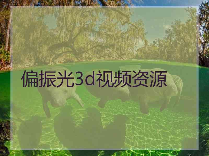 偏振光3d视频资源