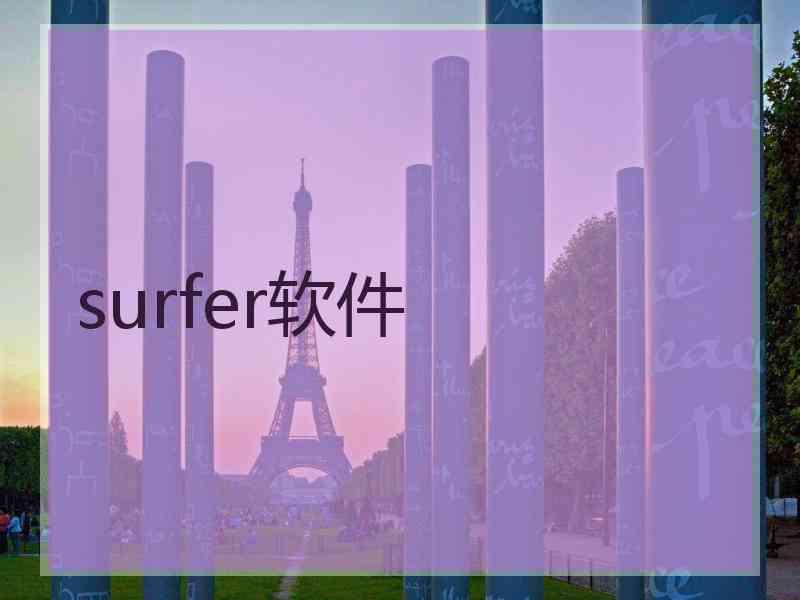 surfer软件