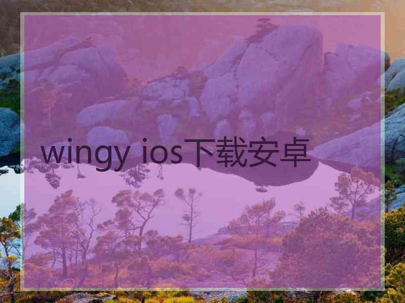 wingy ios下载安卓