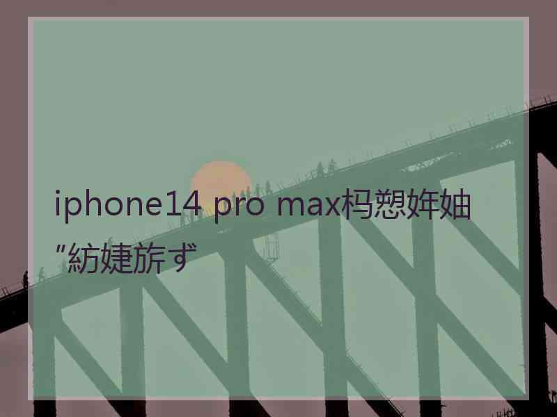 iphone14 pro max杩愬姩妯″紡婕旂ず