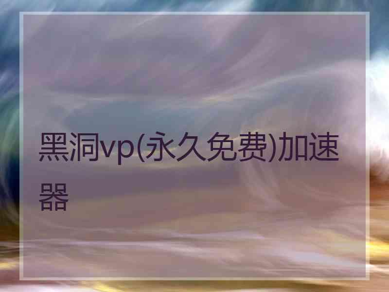 黑洞vp(永久免费)加速器